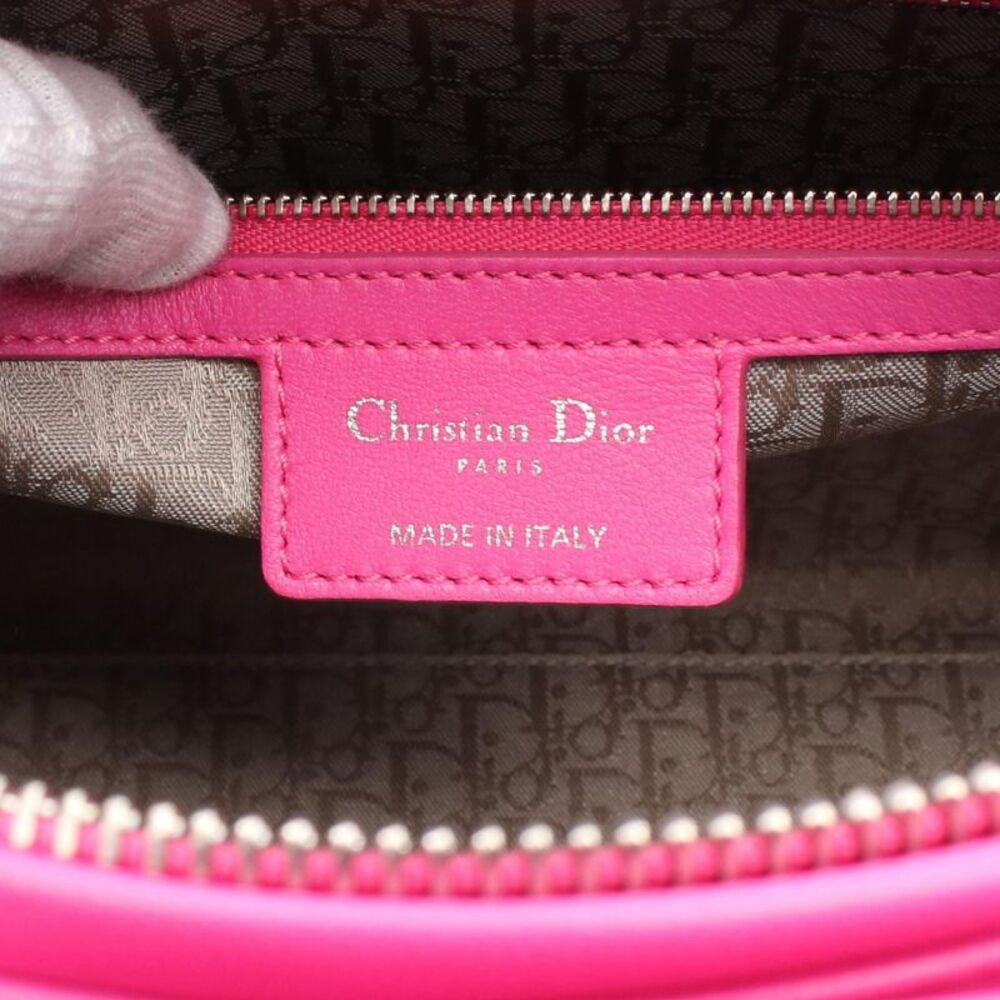 Dior Lady Dior Large Leather Handbag - Picture 2 of 6